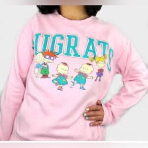 Nickelodeon Pink Rugrats Cartoon 90’s Sweatshirt Size S